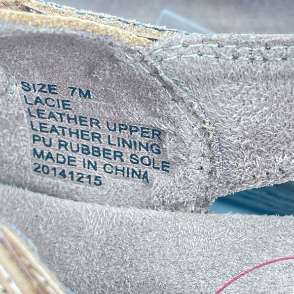 Klogs Womens Strappy Sandals Leather Low Heels Wedge Brown Size 7M - Picture 3 of 13